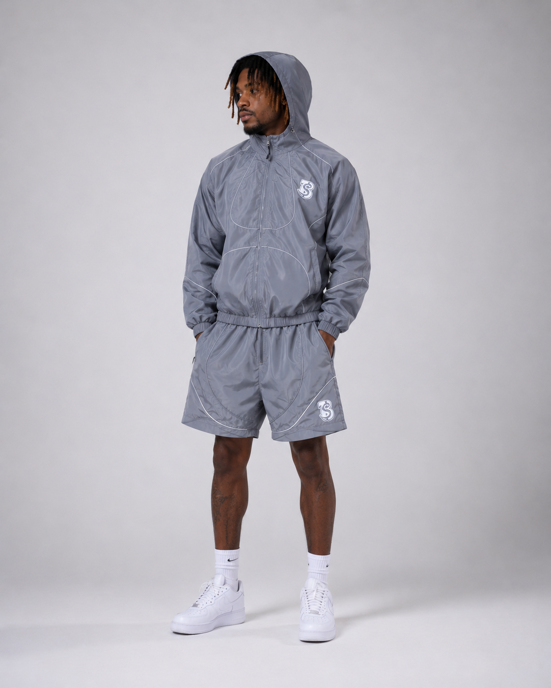 BB Grey Short Set
