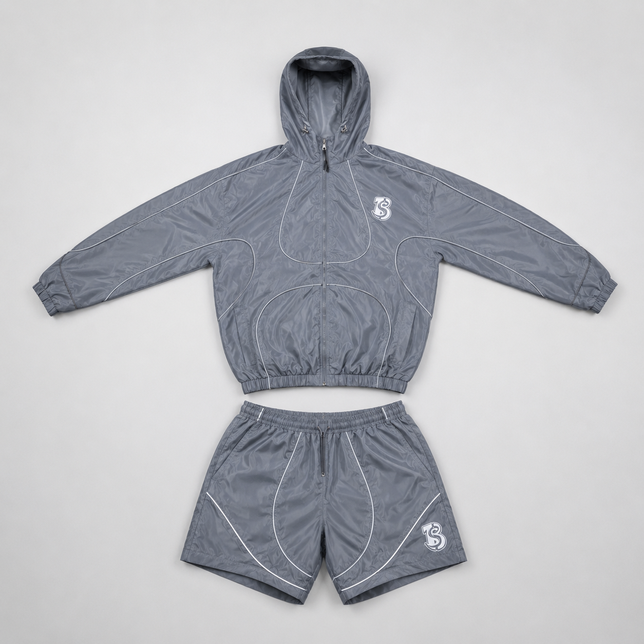 BB Grey Short Set