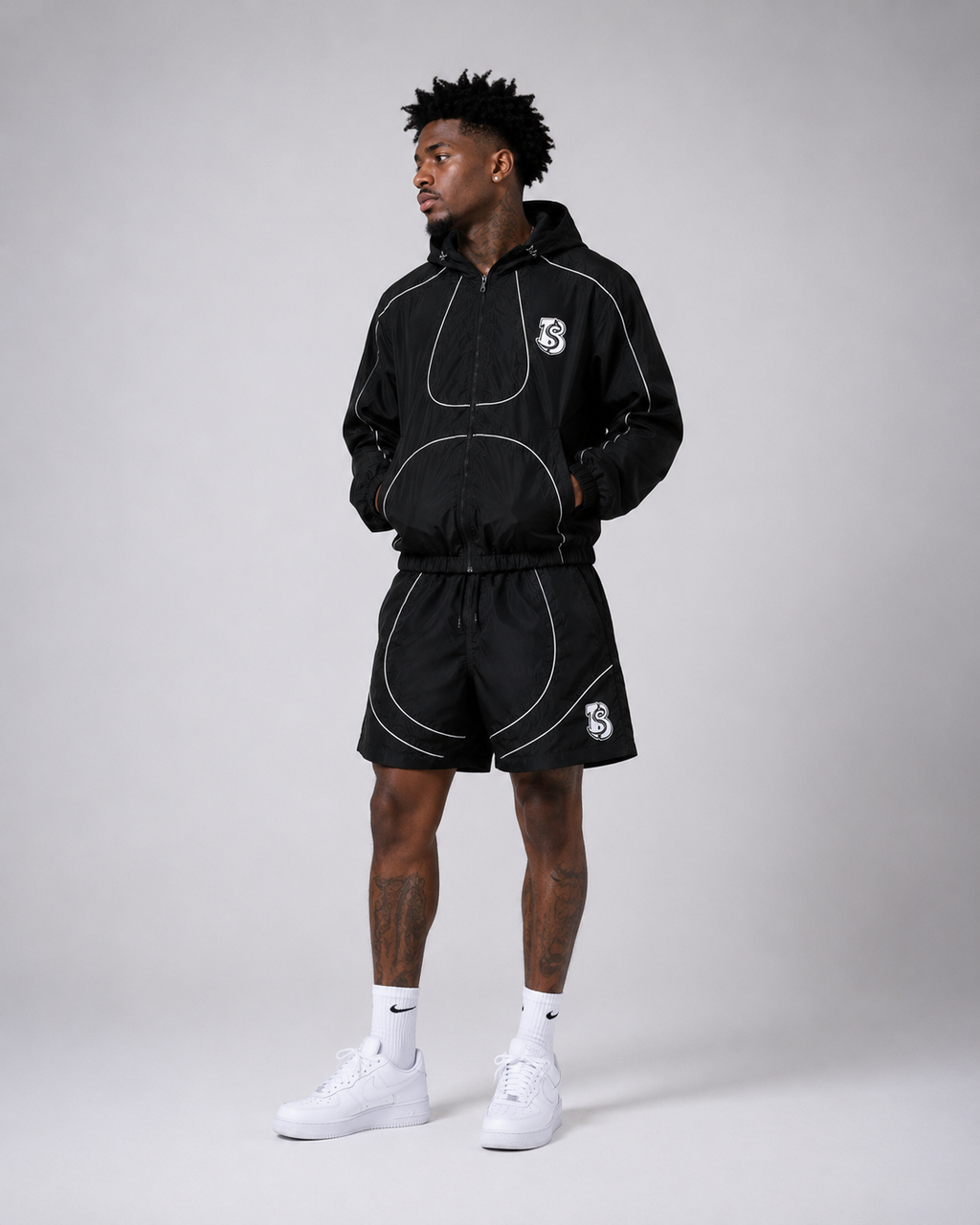 BB Black Short Set